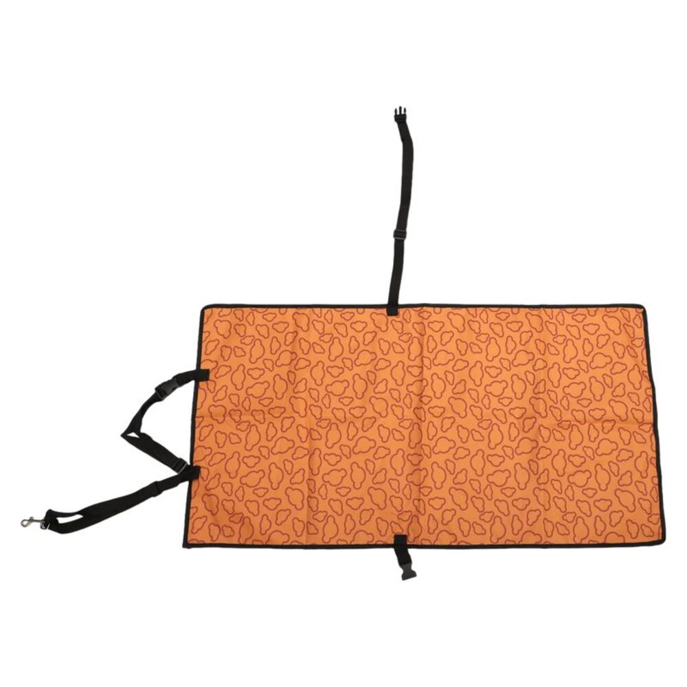 Cloud Pattern Pet Car Seat Cover Orange